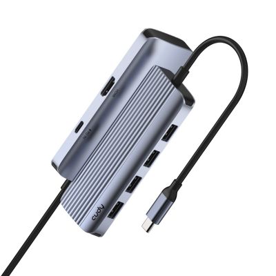 5. CUDY UH500 USB-C 6-IN-1 Hub with HDMI 4K