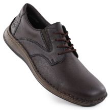 Rieker 05211-25 men's comfortable brown leather shoes