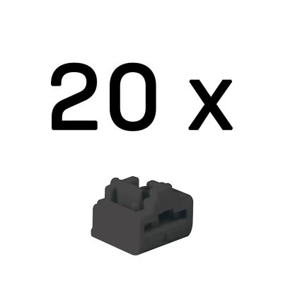 Lindy 47892 Port Blocker RJ-45 Port Blocker Black Acrylonitrile Butadiene Styrene (ABS) 20 pcs.