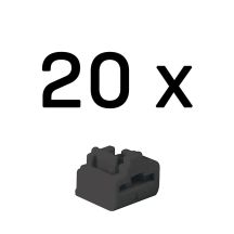 Lindy 47892 Port Blocker RJ-45 Port Blocker Black Acrylonitrile Butadiene Styrene (ABS) 20 pcs.