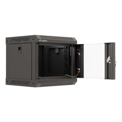 6. Lanberg WF11-3304-10B 4U Rack Wall Mount Cabinet Black