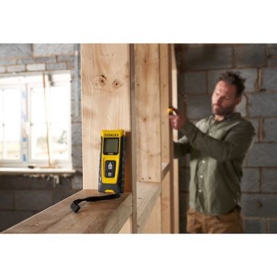 8. Stanley SLM65 Laser Rangefinder Black, Yellow 20 m