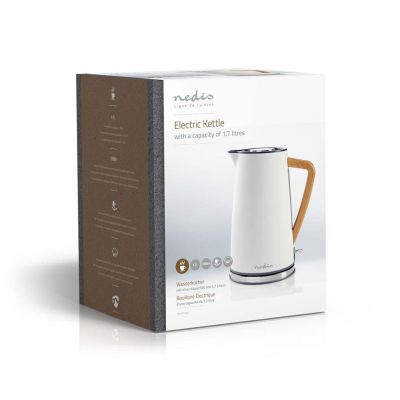 8. Nedis KAWK510EWT Electric Kettle 1.7 L 2200 W White