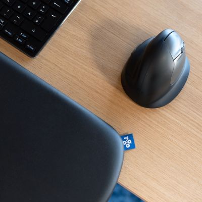 46. R-Go Ergonomic Armrest Armlehne juodas