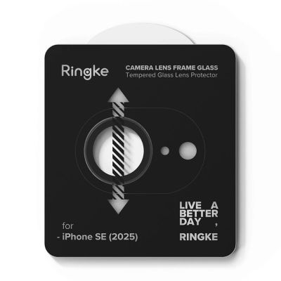 6. Ringke Camera Frame Protector 2-pack for iPhone 16e / 17e - Black
