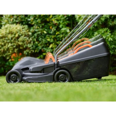9. Black & Decker BEMW351-QS Lawn Mower Standard Lawn Mower Black, Orange