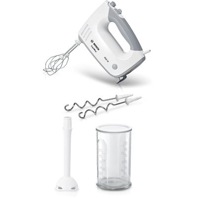 8. BOSCH MFQ36440 hand mixer (450W; white)