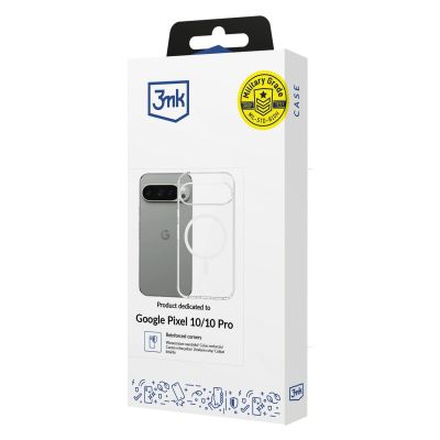 2. 3mk Armor MagCase for Google Pixel 10 / Google Pixel 10 Pro - Transparent