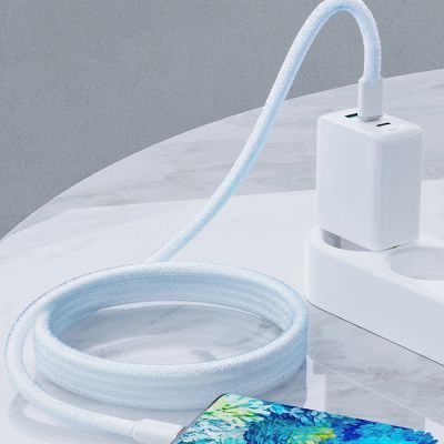 8. Acefast C2-03-CC USB-C - USB-C PD QC cable 60W 3A 480Mb/s 1.2m - white