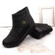 4. News W EVE437A black wedge snow boots