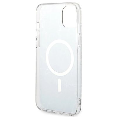 7. Set Guess GUBPP14SHMEACSK Case+ Charger iPhone 14 6.1" black/black hard case Marble MagSafe