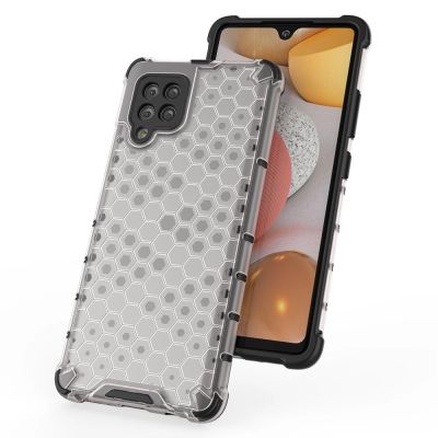 10. Honeycomb Case armor cover with TPU Bumper for Samsung Galaxy A42 5G green