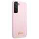 4. Guess GUHCS22MLSLMGLA S22+ S906 lavender/lavender hardcase Silicone Script Metal Logo