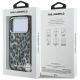 7. Karl Lagerfeld IML Leopard Pattern MagSafe Case for iPhone 17 Pro - Black