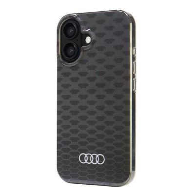 3. Audi IML Stitching Pattern MagSafe iPhone 16 6.1" black/black hardcase AU-IMLMIP16-Q5/D3-BK