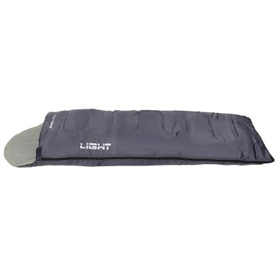 14. LIGHT TOURIST SLEEPING BAG 200X70CM GREY ENERO CAMP