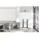 7. Single mobile stand with shelf and camera holder 1xLCD max. 120" max. 140kg