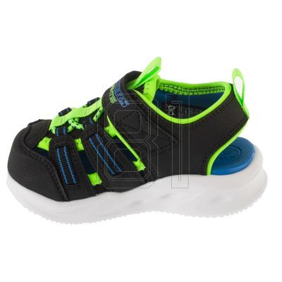 2. Skechers S-Lights: Sola Glow Sandal - Hyper-Coast 407033N-BKLM Black 22