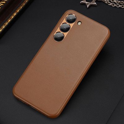 10. Dux Ducis Grit case for Samsung Galaxy S23+ elegant case made of artificial leather brown
