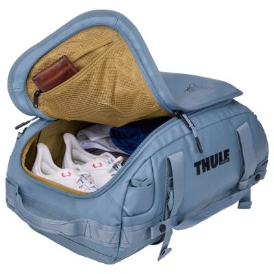 12. Thule Chasm Recycled Duffel 30L Travel Bag - Pond Gray
