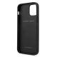 7. Ferrari FESAXHCP12LBK iPhone 12 Pro Max 6.7" black/black hardcase On Track Carbon Stripe