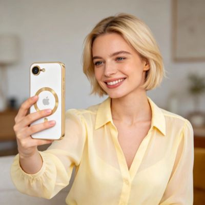 4. Tech-Protect MagFlex MagSafe Case for iPhone 16e / 17e - Gold