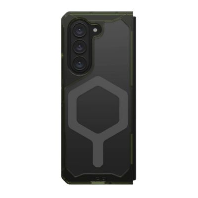 UAG Urban Armor Gear Plyo Pro Case | Samsung Galaxy Z Fold5 | olive (transparent)/space gray