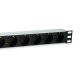 4. Equip 333309 PDU 7-way power outlet 1U Black, Silver