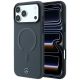 Mercedes Leather 3D MagSafe case for iPhone 18 Pro Max / 17 Pro Max - anthracite