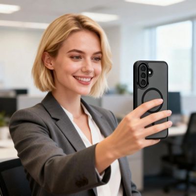 6. Tech-Protect MagMat MagSafe Case for Samsung Galaxy A36 / A56 / A37 5G - Black