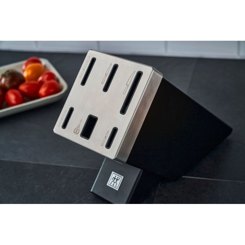 13. ZWILLING Four Star 35145-007-0 Self-Sharpening Knife Set, 7 Pieces, Black