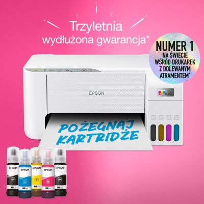 7. Epson EcoTank L3276 WiFi WHITE multifunction printer