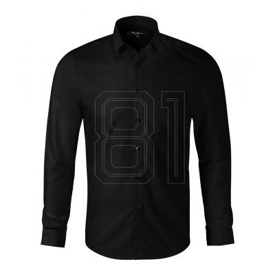 3. Malfini Dynamic M MLI-26201 black shirt