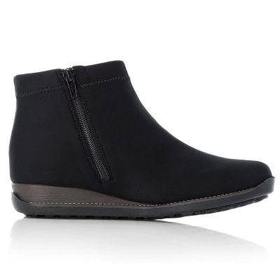 31. Women's insulated black ankle boots Rieker W 98251-00