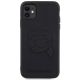 3. Karl Lagerfeld KLHCN613DRKNK iPhone 11 / Xr 6.1" black/black hardcase Rubber Karl Head 3D