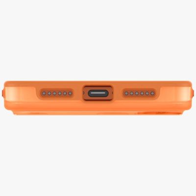 5. Uniq Clario Magclick Charging Case for iPhone 17 Pro Max - Orange