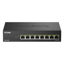 D-Link DMS-108P/E Network Switch Unmanaged 2.5G Ethernet (100/1000/2500) Supports PoE Black