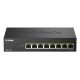 D-Link DMS-108P/E Network Switch Unmanaged 2.5G Ethernet (100/1000/2500) Supports PoE Black