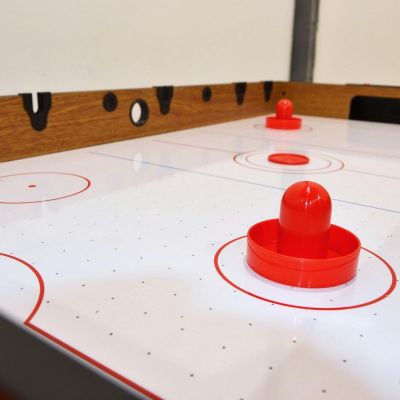 10. 3-in-1 WOODEN TABLE FOR FOOTBALL, BILLIARDS, AIR HOOKUP 121x61x81CM