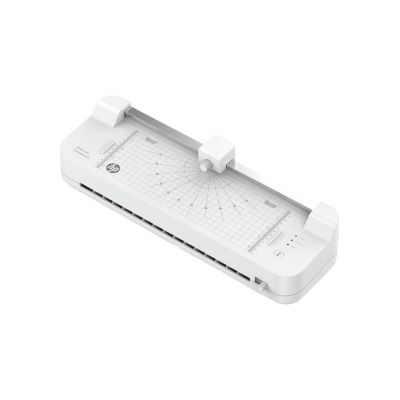 15. HP ONELAM COMBO A3 Laminator, cold/hot, integrated trimmer, corner rounder, speed 40cm/min + 15 pouches: 3xA4, 4xA5, 4xA6, 4xB-CARD, white