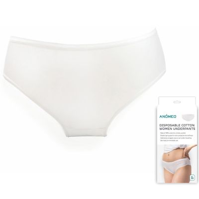 DISPOSABLE WOMEN'S UNDERWEAR ANOMEO (COTTON) XL – 6 PCS.