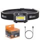 2. Libox LB0107 Headlamp (450 m; Cold White)