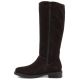 3. Women’s chocolate-brown leather officer boots Sergio Leone KZ-27-S