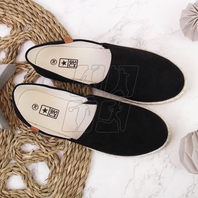 5. Slip on espadrilles with cutouts NEWS W EVE270A black