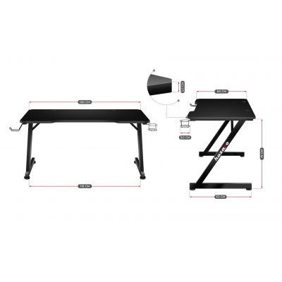 14. HZ-Hero 2.5 Gaming Desk