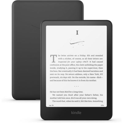 2. Ebook reader New Kindle Paperwhite (12th Generation) - 2024 release 7” glare-free 16GB Wi-Fi (Ad-supported) Black