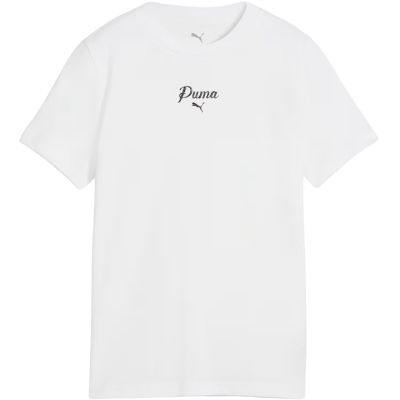 Puma Ess Script Tee Kids' T-Shirt White 692542 02