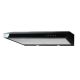 Under-cabinet hood AKPO WK-7 K GLASS 50 BLACK/BLACK GLASS (50 cm wide, black, black glass front)
