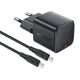 2. Acefast A118 30W GaN USB-C Wall Charger with USB-C - USB-C Cable 1.2m - Black
