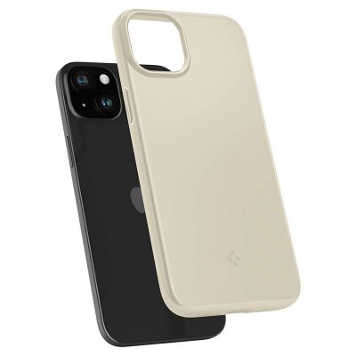 16. Spigen Thin Fit iPhone 15 Plus Case - Beige